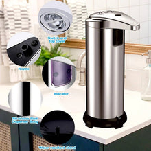 Load image into Gallery viewer, Automatic Hands Free Soap Dispenser For Bathroom