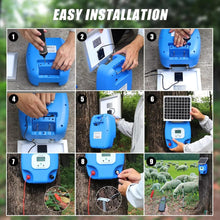 Load image into Gallery viewer, Solar Electric Fence Charger