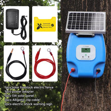 Load image into Gallery viewer, Solar Electric Fence Charger