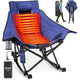 Oversized Heated Rocking Camping Chair