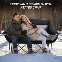 Load image into Gallery viewer, Heated Double Camping Chair
