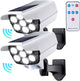 2 Pack Solar Motion Sensor Lights Outdoor, 77 LED Wireless Flood Security Spotlights for Yard, Garden, Driveway