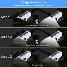 Load image into Gallery viewer, 2 Pack Solar Motion Sensor Lights Outdoor, 77 LED Wireless Flood Security Spotlights for Yard, Garden, Driveway