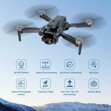 Load image into Gallery viewer, 4K FPV Drone with Dual Camera, Brushless Motor, 2 Batteries, Optical Flow RC Quadcopter
