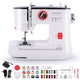 Electric Portable Sewing Machine for Beginners, 12 Built in Stitches with Extension Table
