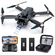 Load image into Gallery viewer, 4K FPV Drone with Dual Camera, Brushless Motor, 2 Batteries, Optical Flow RC Quadcopter