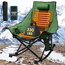Load image into Gallery viewer, Oversized Heated Rocking Camping Chair