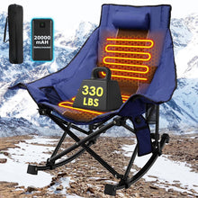 Load image into Gallery viewer, Oversized Heated Rocking Camping Chair