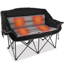 Load image into Gallery viewer, Heated Double Camping Chair
