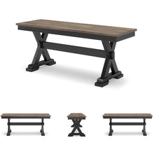 Load image into Gallery viewer, 50" Farmhouse Dining Bench