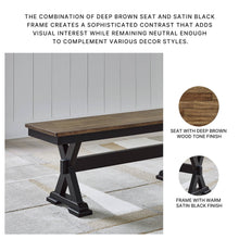 Load image into Gallery viewer, 50" Farmhouse Dining Bench