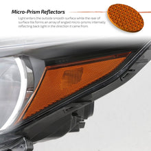 Load image into Gallery viewer, 2012-2014 Honda CR V Black Housing Headlights, Halogen Type Crystal Clear Lens Assembly, Left & Right Side Pair, Direct OEM Fit