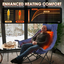 Load image into Gallery viewer, Oversized Heated Rocking Camping Chair