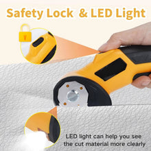 Load image into Gallery viewer, Cordless Rechargeable Electric Scissors For Fabric Leather Carpet And Cardboard