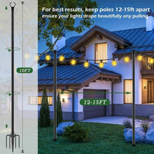 Load image into Gallery viewer, String Light Poles