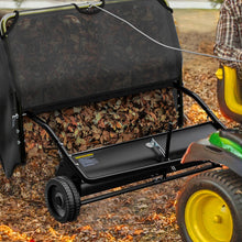 Load image into Gallery viewer, 42 Inch Tow Behind Lawn Sweeper, Leaf Collector with 20 Cu Ft Capacity for Yard Cleanup
