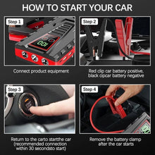 Load image into Gallery viewer, Portable Car Jump Starter