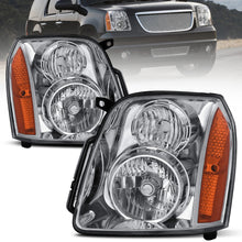 Load image into Gallery viewer, 2007-2014 GMC Yukon & Yukon XL Denali Chrome Headlights, Crystal Clear Lens Assembly, Left & Right Side Pair, Direct OEM Fit