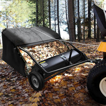 Load image into Gallery viewer, 42 Inch Tow Behind Lawn Sweeper, Leaf Collector with 20 Cu Ft Capacity for Yard Cleanup