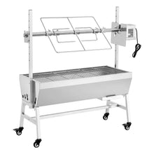 Load image into Gallery viewer, 52" Electric BBQ Rotisserie Grill Kit Stainless Steel, 132lb Capacity for Pig & Lamb