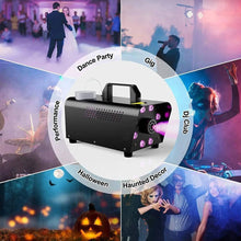 Load image into Gallery viewer, Smoke Machine W/ 13 Colorful LED Lights Effect