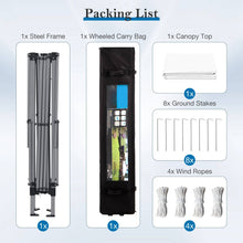 Load image into Gallery viewer, 10x10 Pop Up Canopy Tent