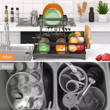 Load image into Gallery viewer, Over Sink Dish Drying Rack 2 Tier