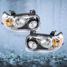 Load image into Gallery viewer, 2005 to 2007 Ford Escape Halogen Headlights, Factory Style Chrome Housing, Left Driver & Right Passenger Side Pair, Direct OEM Fit