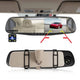 Rearview Mirror Dash Cam 1080P HD DVR Dual Camera Car Front Rear Video Recorder