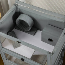 Load image into Gallery viewer, Large Wooden Hamster Cage With Wheels And Seesaw