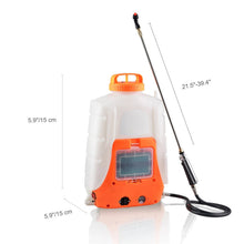 Load image into Gallery viewer, Battery Powered Backpack Sprayer 4 Gal Tank 0 to 90 PSI Adjustable Pressure