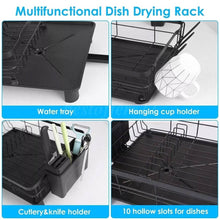 Load image into Gallery viewer, Over Sink Dish Drying Rack 2 Tier