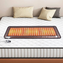 Load image into Gallery viewer, Jade Tourmaline Stone Far Infrared Therapy Mat Electric Heating Pad