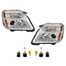 Load image into Gallery viewer, 2010-2015 GMC Terrain Projector Headlights, Includes Bulbs Crystal Clear Lens Assembly, Left & Right Side Pair, Direct OEM Fit