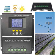 Load image into Gallery viewer, 400w Solar Charge Controllers MPPT 12v/24v/36v/48v