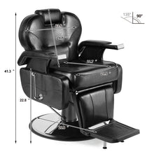 Load image into Gallery viewer, Heavy Duty Stylist Barber Recline Chair
