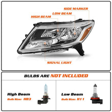 Load image into Gallery viewer, 2013 to 2016 Nissan Pathfinder 4 Door Halogen Headlights, Factory Style Replacement Assembly, Left Driver & Right Passenger Side Pair, Direct OEM Fit