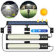 Solar Pendant Light 316 LED, Motion Sensor Solar Powered Indoor Outdoor Shed Light