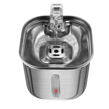 Load image into Gallery viewer, 2.2L Stainless Steel Cat Water Fountain - Quiet, Filtered, Easy Clean
