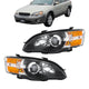 2005 to 2007 Subaru Legacy & Outback Halogen Headlights, Factory Style Replacement Assembly, Left Driver & Right Passenger Side Pair, Direct OEM Fit