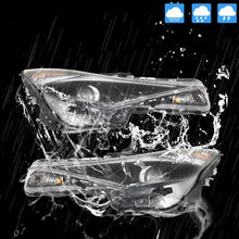 Load image into Gallery viewer, 2021 to 2022 Hyundai Elantra Halogen Headlights, Chrome Housing Clear Lens Assembly with LED DRL, Left Driver & Right Passenger Side Pair, Direct OEM Fit