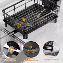 Load image into Gallery viewer, Over Sink Dish Drying Rack 2 Tier