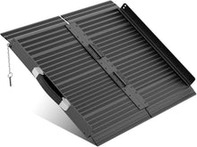 Load image into Gallery viewer, Folding Wheelchair Ramp Aluminum Portable - 600 Lbs Non-Slip Mobility Ramp