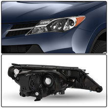 Load image into Gallery viewer, 2013-2015 Toyota RAV4 Halogen Headlights, Crystal Clear Lens Assembly, Left Driver & Right Passenger Side Pair, Direct OEM Fit