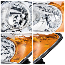 Load image into Gallery viewer, 2009-2012 Toyota RAV4 Chrome Headlights, Amber Corner Lens Assembly, Left Driver & Right Passenger Side Pair, Direct OEM Fit