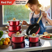 Load image into Gallery viewer, 12 Piece Cookware Set Nonstick Pots and Pans