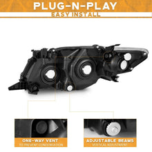 Load image into Gallery viewer, 2009-2010 Toyota Corolla Headlights, Factory Style Crystal Clear Lens Assembly, Left & Right Side Pair, Direct OEM Fit