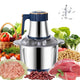 500W Food Processors Electric Food Chopper Meat Grinder & Vegetable Chopper 5L
