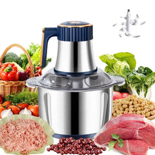 Load image into Gallery viewer, 500W Food Processors Electric Food Chopper Meat Grinder & Vegetable Chopper 5L