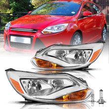 Load image into Gallery viewer, 2012-2014 Ford Focus Factory Style Headlights, Complete Pair (Left + Right)